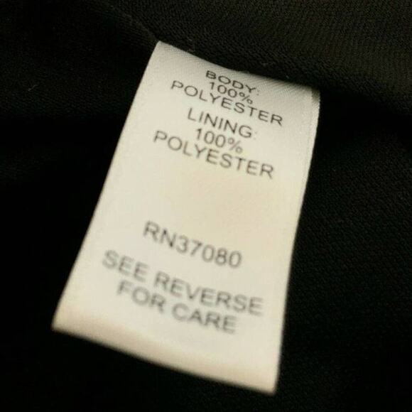 Cato Dress Women's Size 12 Metallic Thread & Black Sequins Zipper Lined Sheath - Picture 7 of 7